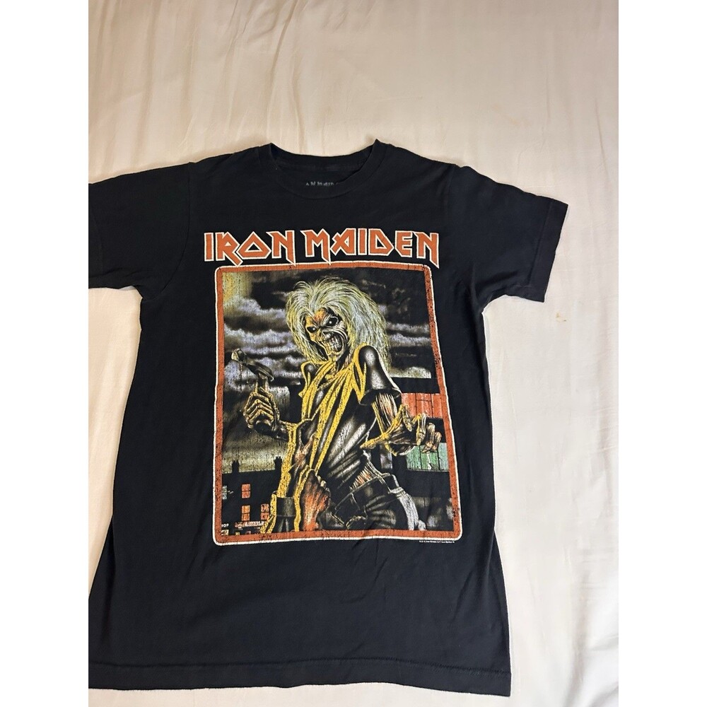 Iron Maiden Eddie Graphic Band T Shirt Black Youth Size S